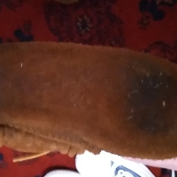 Brown suede  moccasin - Picture 4 of 5